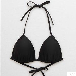 Aerie Black Padded Bikini Top NWT